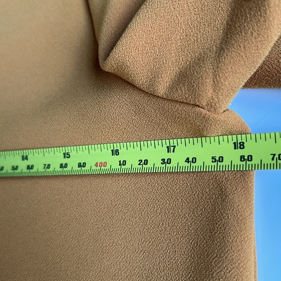 Zara blouse button and zipper detail mustard yellow - Picture 5 of 8